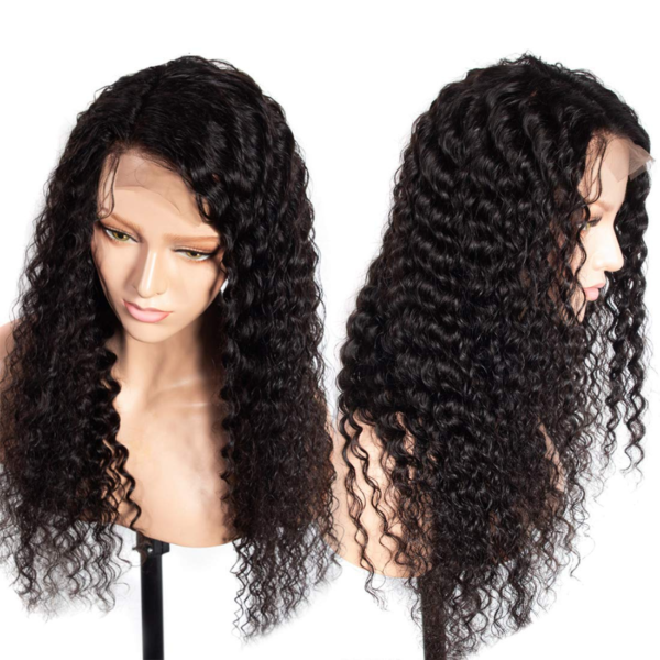 Long Deep Wave Brazilian Lace Front Women Wigs Curly Wigs - Image 11