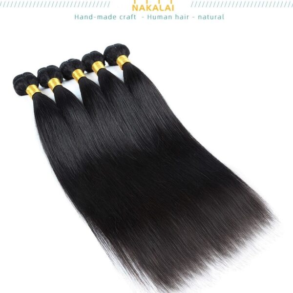 10A Brazilian Human Virgin Hair 100g Straight Hair Bundles - Image 14