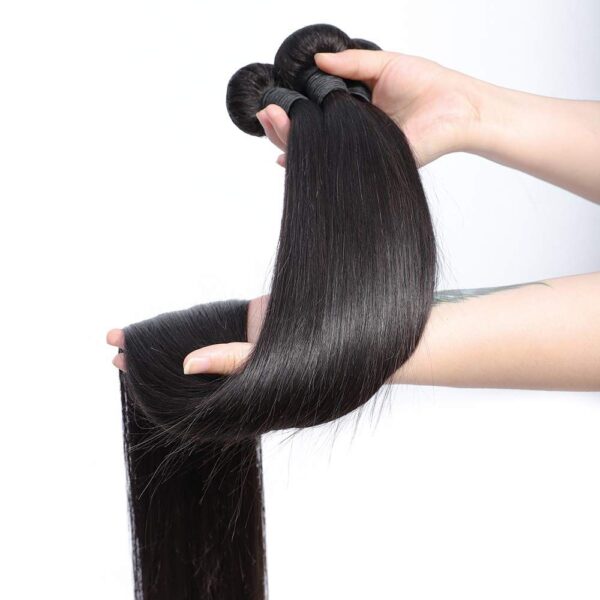 10A Brazilian Human Virgin Hair 100g Straight Hair Bundles - Image 10