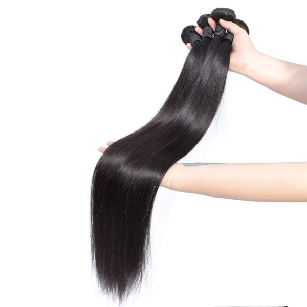 10A Brazilian Human Virgin Hair 100g Straight Hair Bundles - Image 9