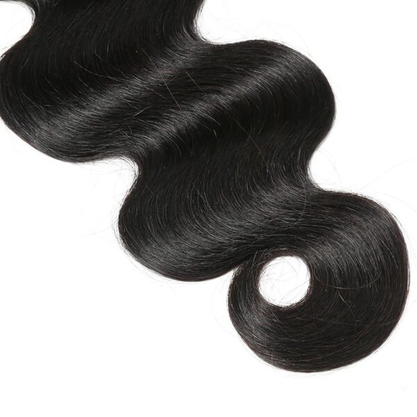 Brazilian real hair 9A natural color hair curtain body wave Remy Human Hair bundles - Image 15