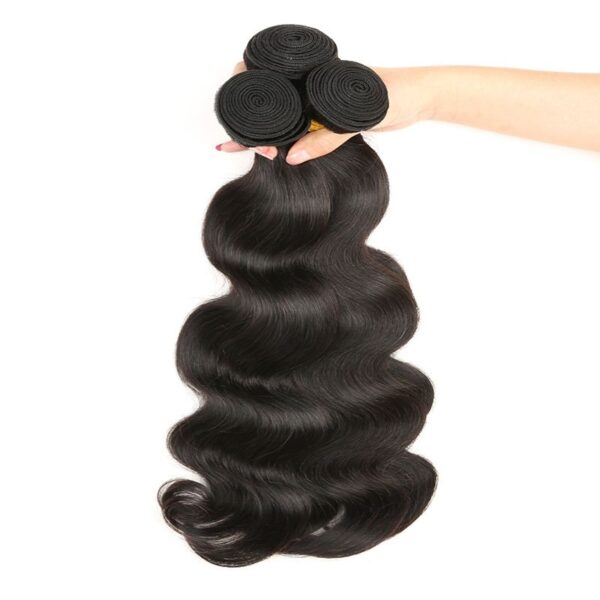 Brazilian real hair 9A natural color hair curtain body wave Remy Human Hair bundles - Image 14