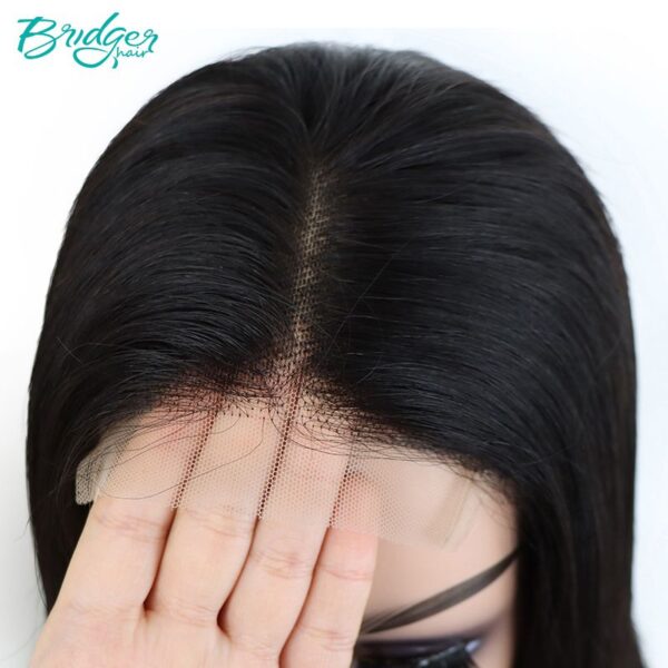 12A 4 * 4 Closure wire Bone straight Bob wigs headset - Image 10